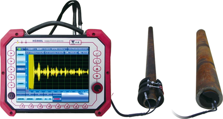 Détecteur d'ondes guidées à basse fréquence à ultrasons électromagnétiques HS 900L